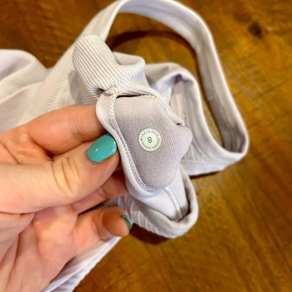LULULEMON Ebb to Street Tank PETAL PINK size 8 - Picture 5 of 5